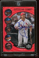 MARK MCGWIRE 2002 UD AUTOGRAPH AUTO 1/1 MASTERPIECE  BIG MAC RAREST AUTO EVER !