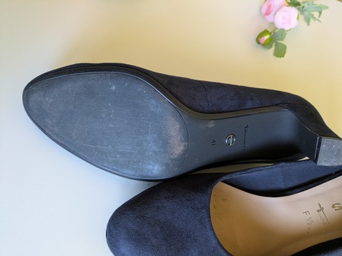 !! KAUM GETRAGEN !! SCHÖNE PUMPS VON !! TAMARIS !! GR. 41 !! NAVY !! BLAU !! TOP - Bild 7 von 12