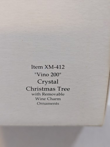 LS Arts "Vino 200" Crystal Christmas Tree Green With 11 Removable Ornaments  - Picture 10 of 12