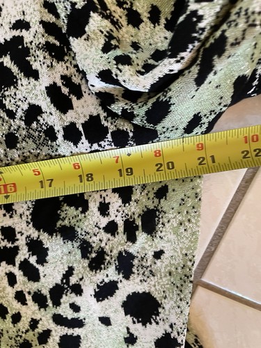 Vintage St. John Collection by Marie grau-grün schwarz Leopardenmuster Jacke Gr. 14 - Bild 12 von 12