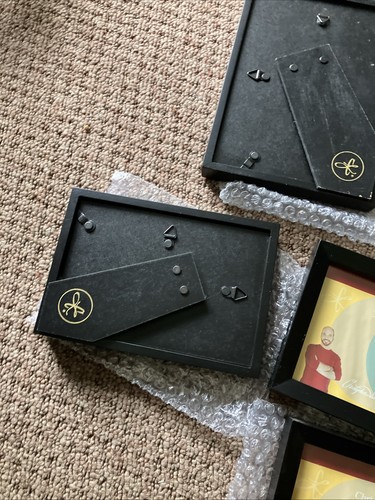 9 Christopher Lowell Black Photo Frames 3 X 5”x7” 3 X 4”x6”  3 X 3.5”x5” New - Picture 8 of 9