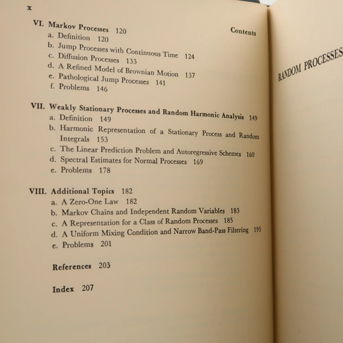 Random Processes by Murray Rosenblatt (Oxford, 1962) Mathematical Sciences HC - Imagen 5 de 6