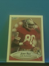 Jerry Rice 1990 Fleer #13 San Francisco 49ers