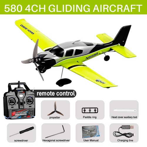 RC Plane 580(SR22) Brushless 4CH Airplane EPP Automatic Balancing RC Gliding - Picture 8 of 9