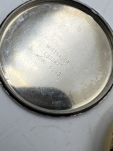 Wittnauer Chronograph Mondphase Armbanduhr Weltzeit VINTAGE 1990 Swiss - DEFEKT - Bild 16 von 16