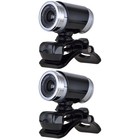  2 STÜCKE USB 720P Webcam Professionelle Lehre Live-Broadcast-Kamera mit