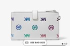 michael kors jetset rainbow logo embossed wristlet — photo 10
