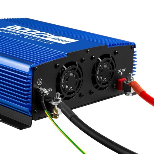 2000W Continuous/ 4000W Peak Power Inverter 3 AC Outlets 12V to 110V Car Conv... - Picture 4 of 7