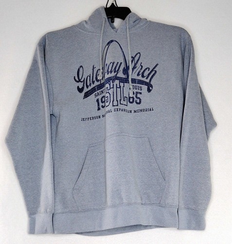 Salt Creek Hoodie Herren Größe Medium blau Gateway Arch Saint Loise 1965 Memorial - Bild 1 von 4