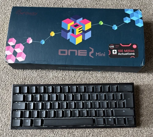 Ducky One2 Mini MX Cherry Mechanical Keyboard  Used Boxed