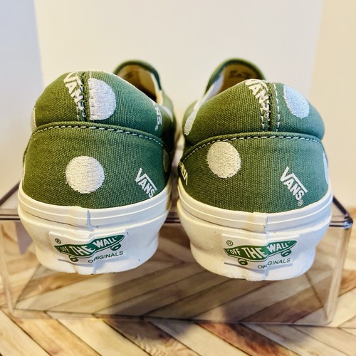 VANS Vault OG Clásico Sin Cordones LX Lunares Verde M 7.5 W 9 Paul Van Doren - Imagen 5 de 8