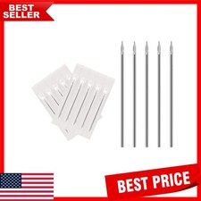 Disposable Body Piercing Needles, 10pcs 16G Stainless Steel Pack