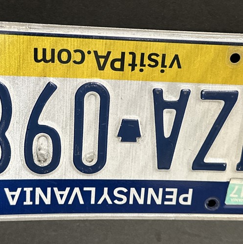 Pennsylvania Nummernschild — JZA 0980 VISIT PA.COM — CRAFT GRADE - Bild 10 von 18