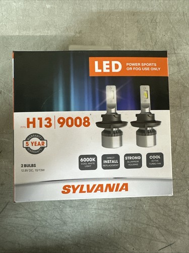 NEW Sylvania LED 2 Bulbs H13 9008 PN: H13SL.BX2 - Picture 1 of 5