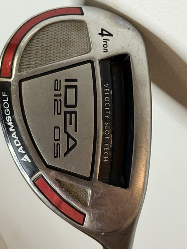 Adams Idea A12 OS Hybrid 4 iron w/ Graphite Stiff EUC