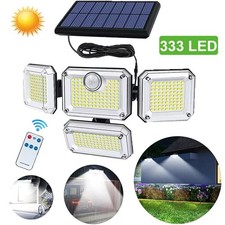 3000LM 333 LED Solar Lights Outdoor Waterproof Motion Sensor Security Wall Lamp.
