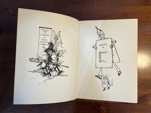 Antik 1908 L. Frank Baum Dorothy und der Zauberer in Oz Hardcover Reilly & Lee - Bild 9 von 13