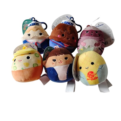 Set Of Stranger Things Squishmallows Clip On Plush - Picture 1 of 2