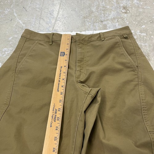 Anthropologie Maeve Damenhose 14 hoher Bund gebogen verkürztes Bein Chino - Bild 8 von 14