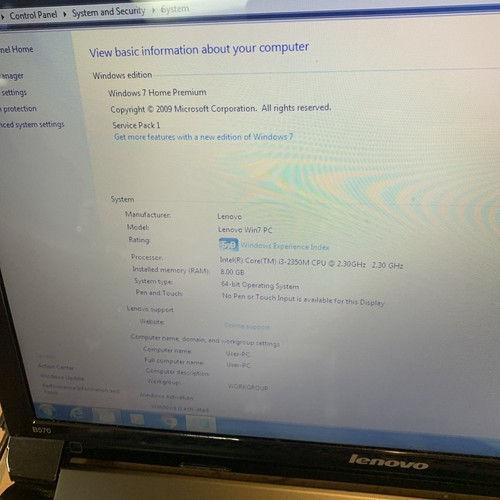 Grade A - Lenovo B570 laptop Windows 7 Home - Foto 2 di 14