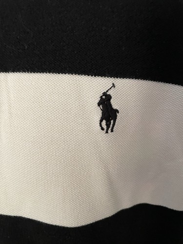 Ralph Lauren Shirt Poloshirt Gr XXL 54/56 Top Zustand Schwarz mit Wolleweiss - Bild 2 von 5