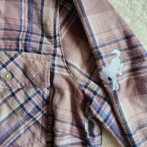 Marmot Plaid Flannel Top Women’s Medium Multi-Colors Long-Sleeve Button Up Shirt - Picture 11 of 24