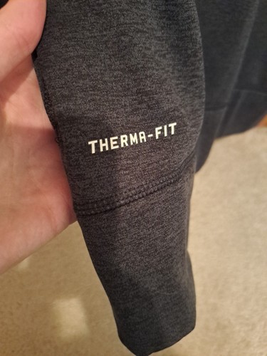 Nike Herren Therma-Fit Hoodie durchgehender Reißverschluss gesticktes Logo Fronttaschen schwarz XL - Bild 9 von 9