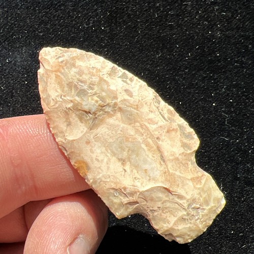 Set Of 3 Nice Indian Arrowhead Found By Perry Heaton Vermont ILL Q242 - Picture 4 of 9