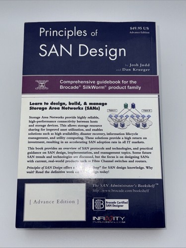 RARE and Collectible “Principles of SAN Design” ADVANCE EDITION 2005 Judd, Josh - Picture 3 of 5