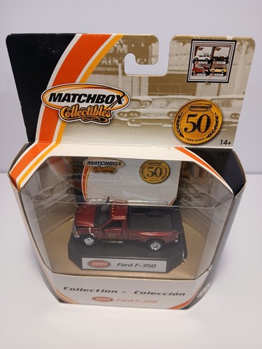 1/64 Matchbox Collectibles 50th 1999 Ford F-350 Pickup Red Very Detailed MIB - Picture 5 of 7