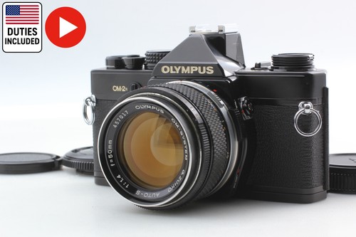 All Work [Exc+5] Olympus OM-2N Black Film Camera Zuiko 50mm f1.4 Lens From JAPAN - Picture 1 of 19