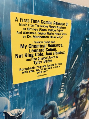 Watchmen Original Motion Picture Soundtrack & Score RSD 3LP Blue Yellow Vinyl - Picture 2 of 4