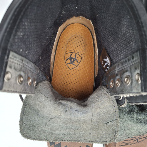 Ariat ATS Heritage Kiltie Roper Paddock Stiefel Damengröße 9,5 M Leder Western - Bild 22 von 24