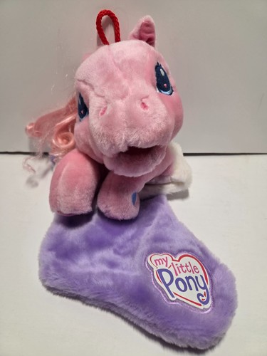 My Little Pony Pinkie Pie Weihnachtsstrumpf lila Plüsch Hasbro 20 Zoll 2005 - Bild 3 von 9