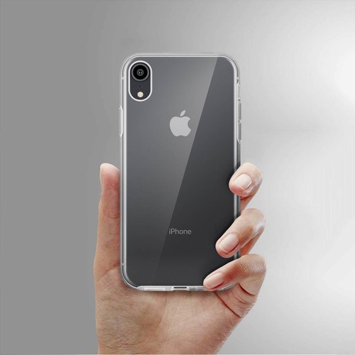 Coque Apple iPhone XR Protection 360° Silicone + Polycarbonate Transparent - Photo 4 sur 6