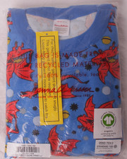 NEW Hanna Andersson HannaJams long john pajamas 160 14-16 blue dragons