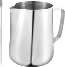 Milk Jug, 900ml/30oz Stainless Steel Handheld Milk Coffee Frothing Pitcher 