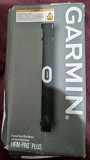 NIB! Garmin HRM-Pro Plus Premium Heart Rate Strap And Sensor HRM PLUS-BOX DAMAGE