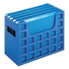 Pendaflex 23011 6 in. Long Letter Desktop File With Hanging Folders - Blue New
