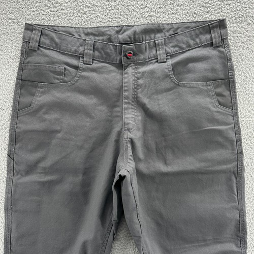 Milwaukee Pants Mens 40x34 Gray Carpenter Heavy Duty Flex Work Pants Regular Fit - Picture 3 of 14