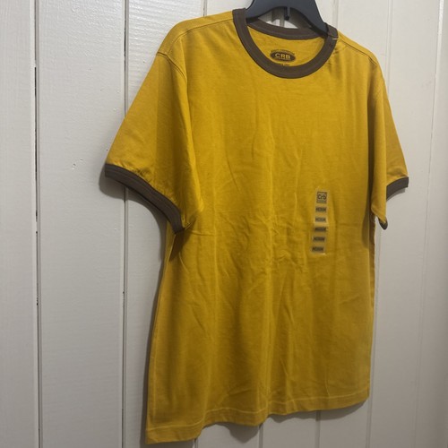 Canyon River Blues CRBShirt Mens Yellow T- Shirt 100% Cotton Sz M NEW! - Picture 3 of 5