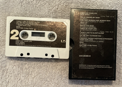 Paul Anka "Times of Your Life" United Artists Cassette UA-CA569-H Used - Picture 2 of 16