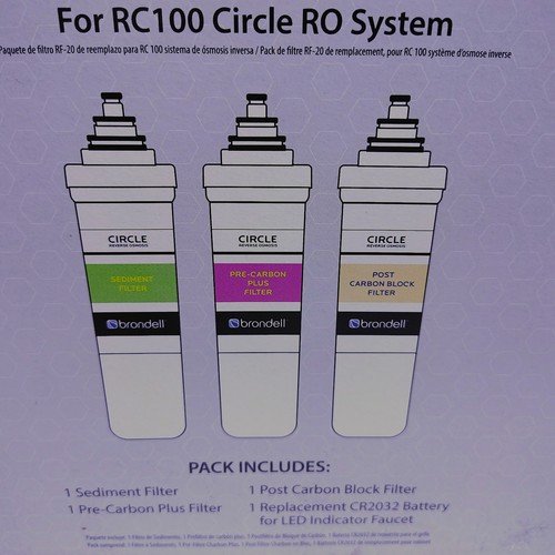 NEU Brondell RF-20 Ersatzfilter Pack für RC100 Circle RO System - Bild 2 von 3