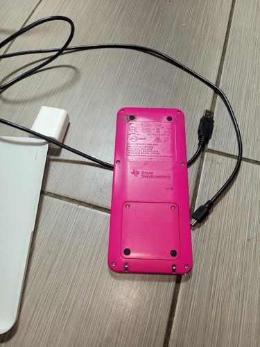 TI-84 Plus CE Graphing Calculator Pink Texas Instruments Tested used - Picture 4 of 6