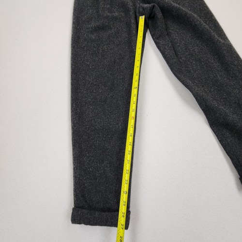 Vintage CW Pants Grey 100% Wool Straight Pleated High Waisted USA MADE - Picture 11 of 12