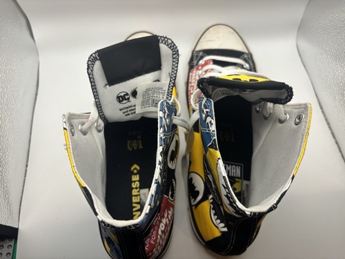 Converse Chuck Taylor All Star High Top Batman Robin 80th 167304F Talla 10.5 - Imagen 8 de 9