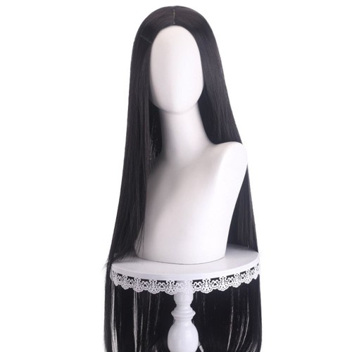 100cm Anime Cosplay Wigs Central Split Straight Hairpiece Daily - Picture 12 of 24
