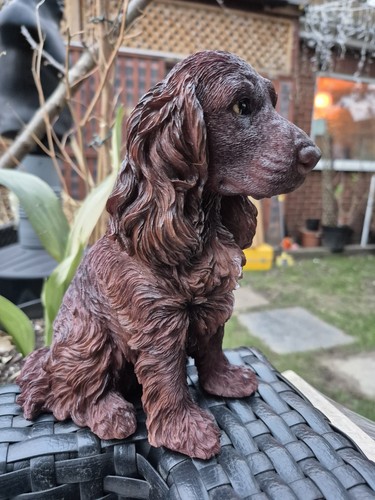 Schokoladenbraun Cocker Spaniel Hund Ornament Figur Sammlerstück *Vivid Arts* - Bild 3 von 12