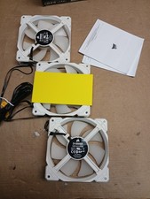 iCUE Link LX120 RGB 120mm PWM Fans 3-Pack – white used