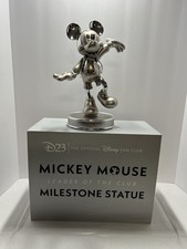D23 Gold Member Gift 2023 Mickey Mouse Milestone Statue with COA